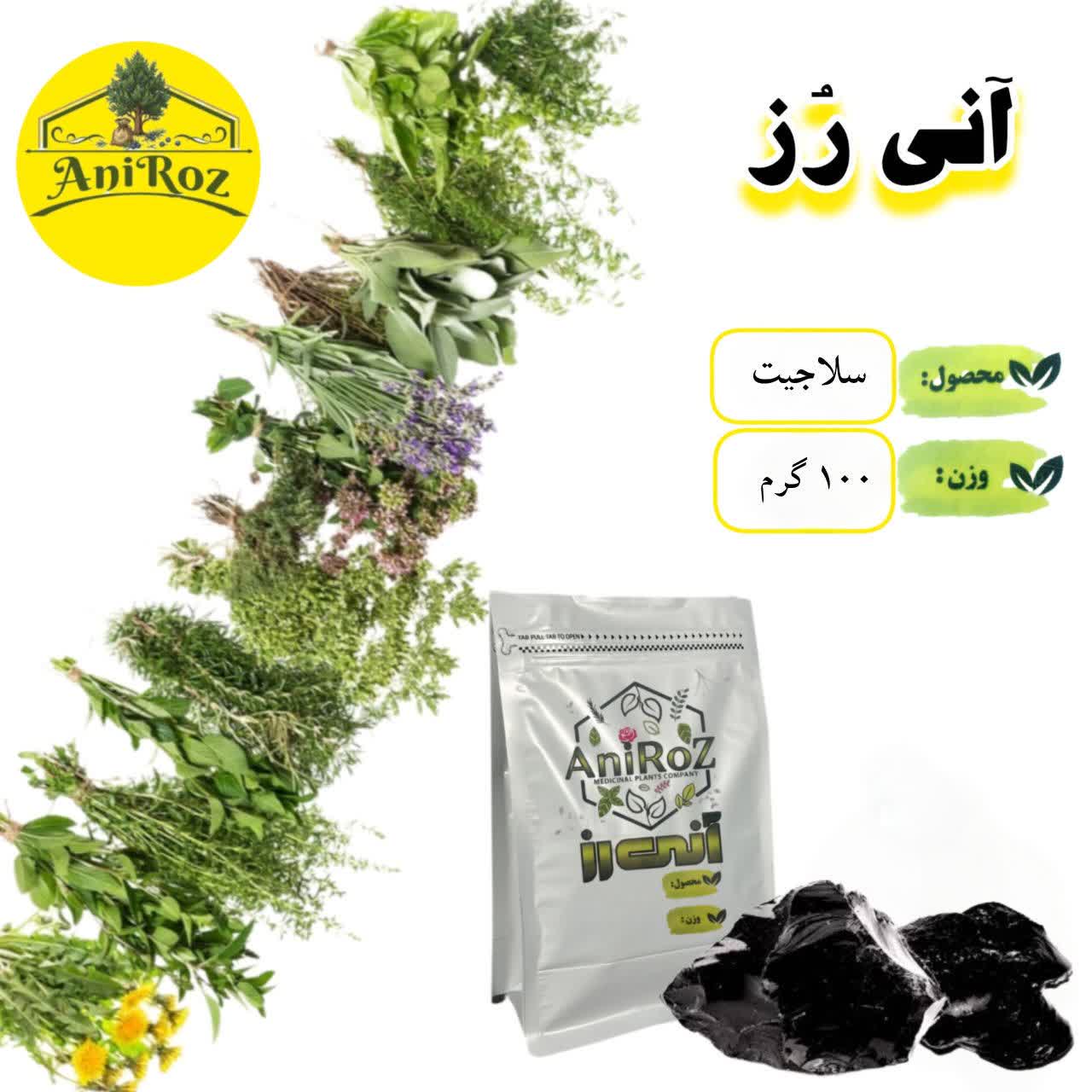 سلاجیت (مومیایی سیاه) یک کیلوگرمی مرغوب آنی رز