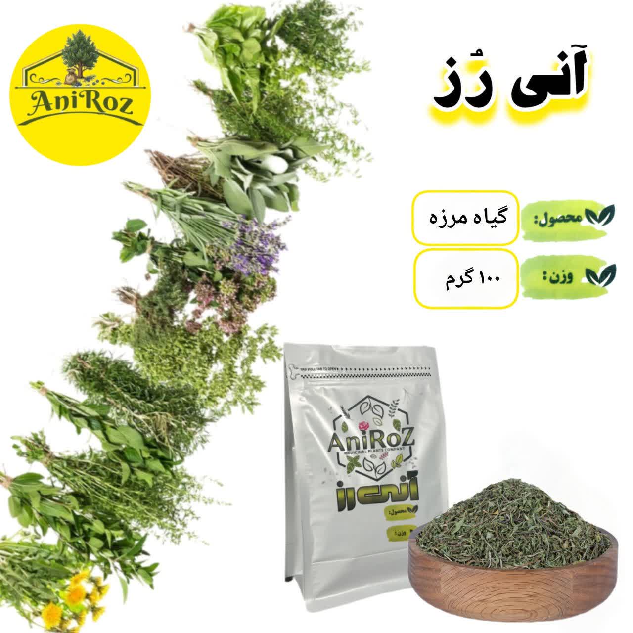 گیاه مرزه ادویه ای عالی یک کیلو گرمی آنی رز